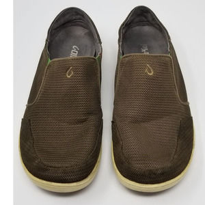 Oluaki Nohea Mesh Slip On Mustang - Lime Peel Mens Athletic Comfort Shoe 9